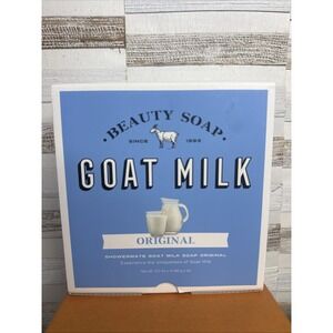BEAUTY SOAP FROM NATURE Goat Milk Moisturizing 12 Bars 38oz NEW Wrapped Bars